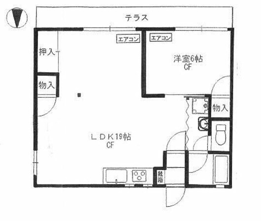 グリーンビューハウスCの物件間取画像